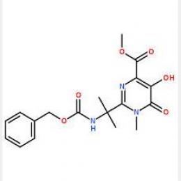 1,6-Dihydro-5-hydroxy-1-methyl-2-[1-methyl-1-[[(phenylmethoxy)carbonyl]amino]ethyl]-6-oxo-4-pyrimidinecarboxylic acid methyl ester
