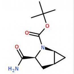 (1s,3s,5s)-3-(aminocarbonyl)-2-azabicyclo(3.1.0)hexane-2-carboxylic acid tert-butyl ester