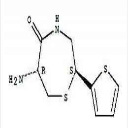 (2S,6R)-6-Amino-2-(2-thienyl)-1,4-thiazepan-5-one