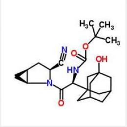 N-[(1S)-2-[(1S,3S,5S)-3-Cyano-2-azabicyclo[3.1.0]hex-2-yl]-1-(3-hydroxytricyclo[3.3.1.1(3,7)]dec-1-yl)-2-oxoethyl]carbamic acid 1,1-dimethylethyl ester